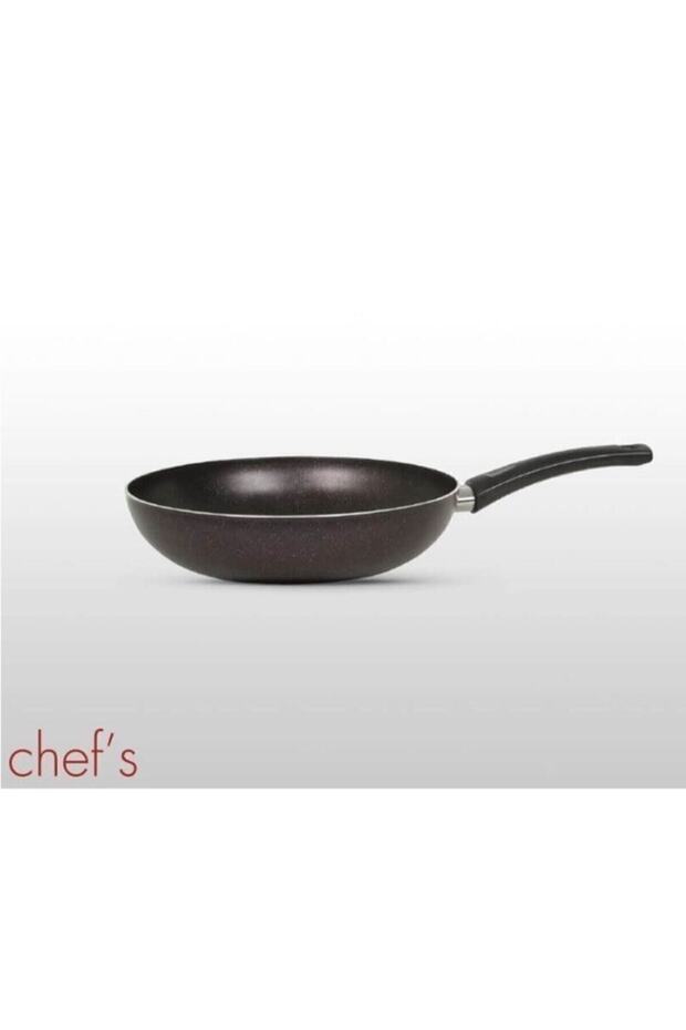 Chef's 28cm Granit Efektli Wok Tava - 1