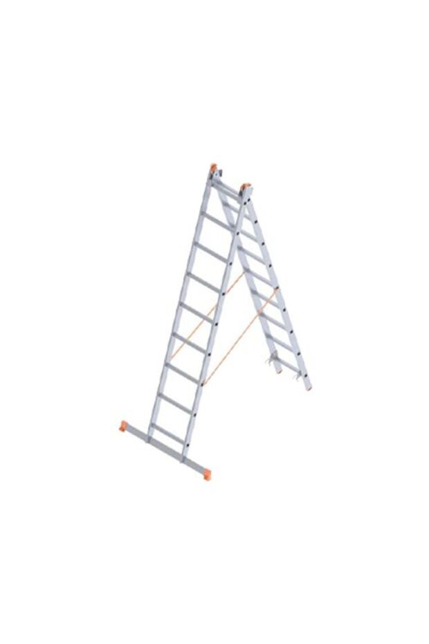 2x9 Basamaklı A Tipi Sürgülü Merdiven 4 Mt 7209-a - 1