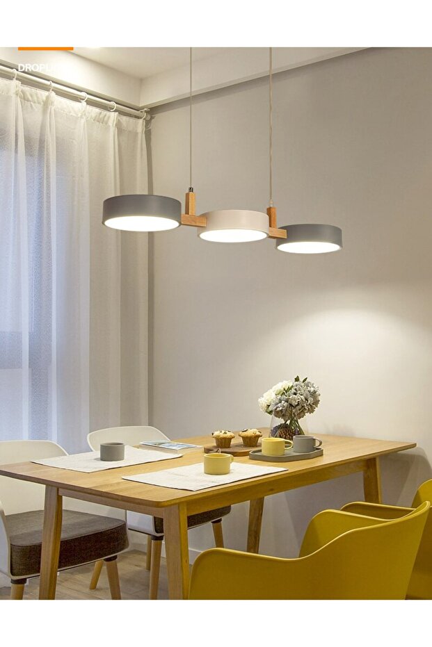 Wooden Led Avize - 2