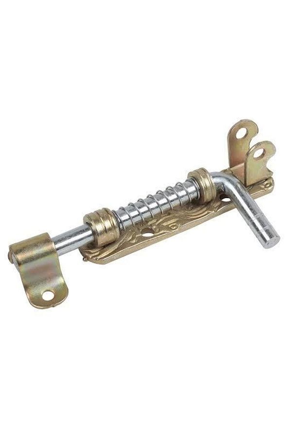 Perforje Demir Kapı Sürgüsü Yaylı 13 Cm - 1