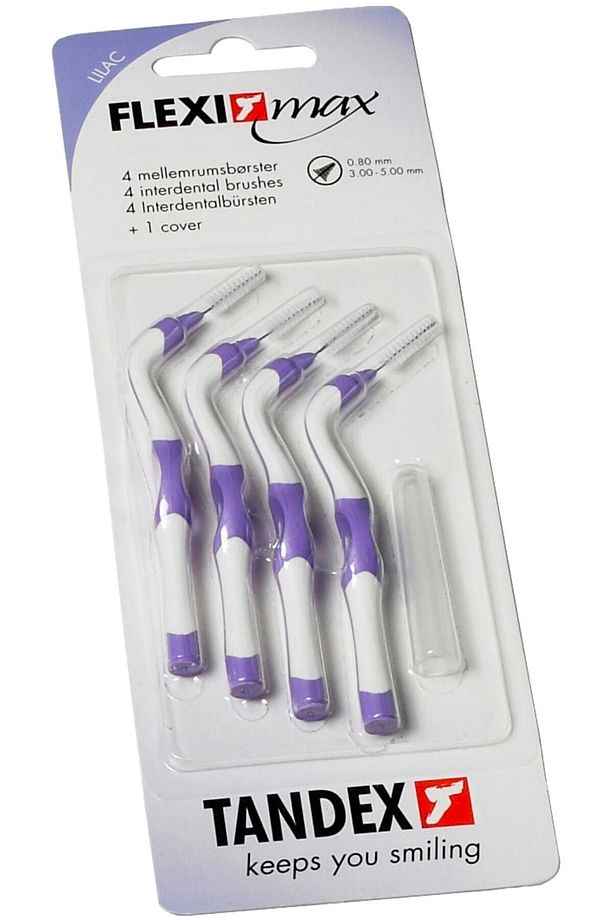 Flexi Max Salpı 4lü Arayüz Fırçası 0.8mm Phd 1.4 - Lilac - 1