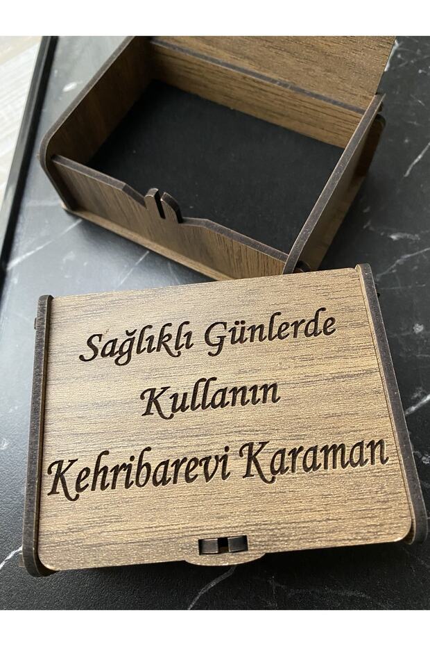 Yassı Model Damla Kehribar Bebek Kolye - 4