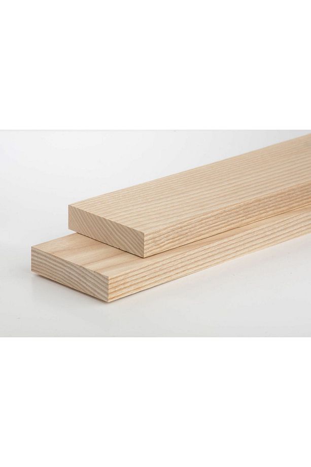 Ecs Ahşap 5x10 Cm X 200 Cm (1 Adet) Dişbudak Çıta Kereste Tahta Ash Timber Taslak - 6