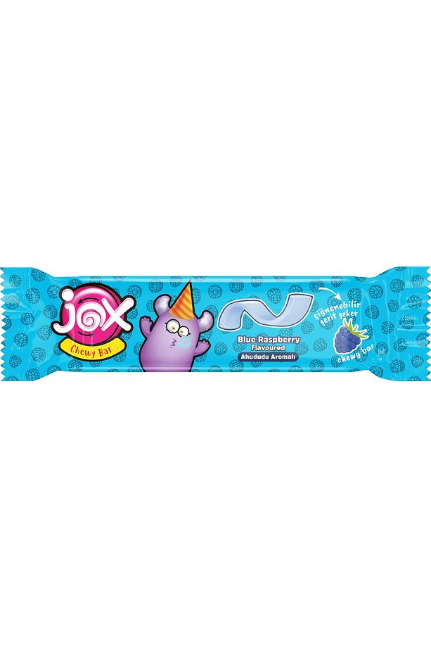 ; Ahududu Aromalı Yumuşak Şerit Şekerleme 7 Gr X 60 Adet/1 Kutu. - 2
