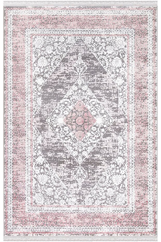 Blossom 13505 Bambu Halı Pembe - 1