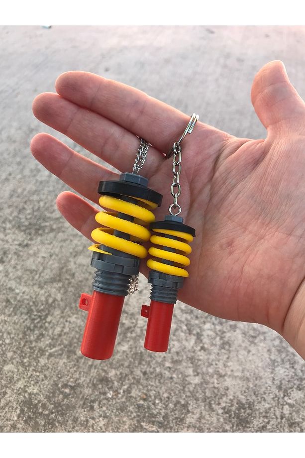 Coil Over Dikiz Ayna Süsü Ve Anahtarlık Seti - 2