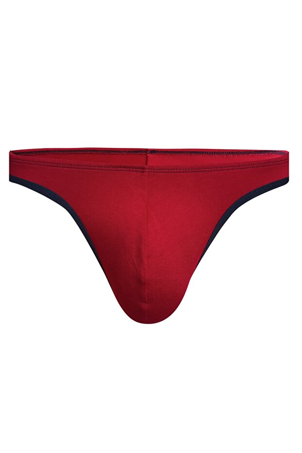 Red Men's Thong - 1