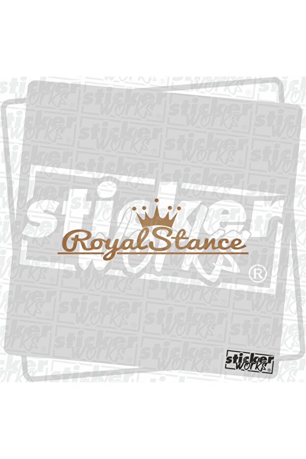 Windshield Royal Stance Sticker