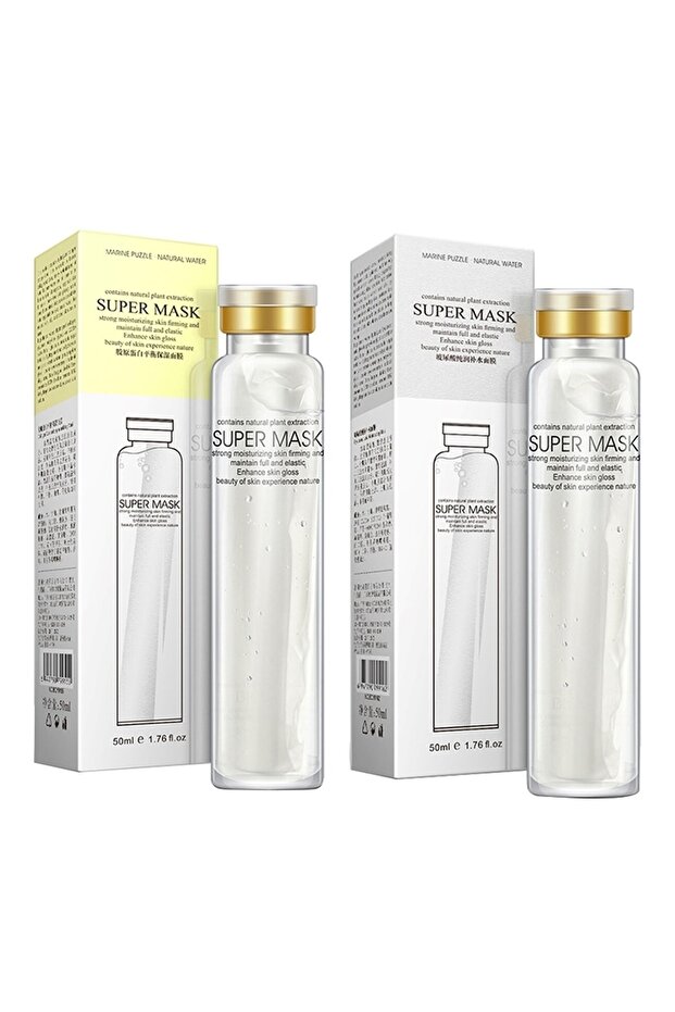 Collagen and Hyaluronic Acid 2in1 Masked Super Spa Serum Set 2 Pieces