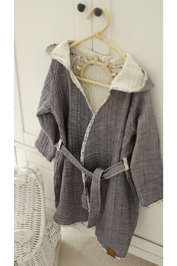 Organic Special Woven 4 Layer Muslin Bathrobe