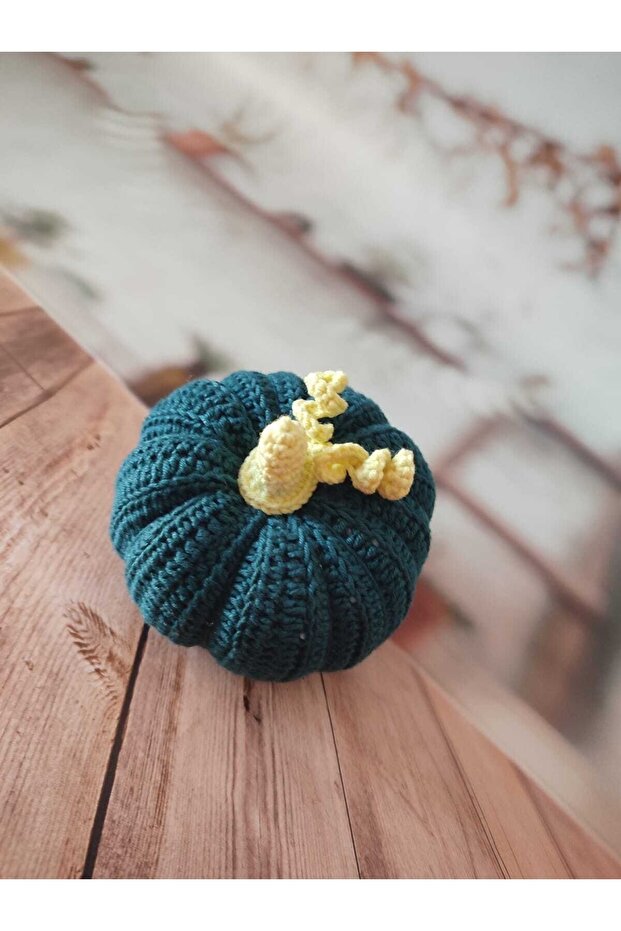 Dekoratif Örgü Bal Kabağı Süsü - 1