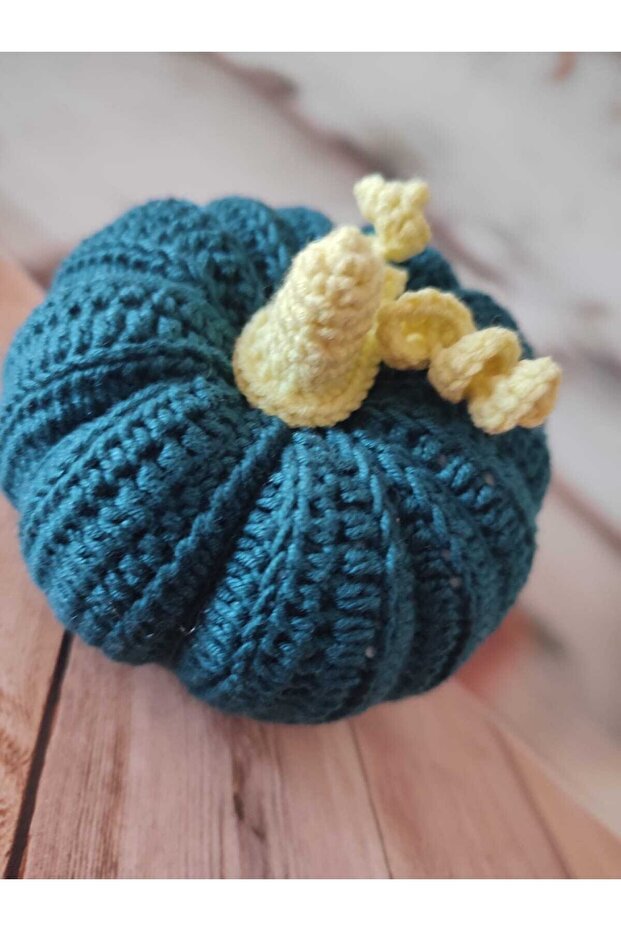 Dekoratif Örgü Bal Kabağı Süsü - 3