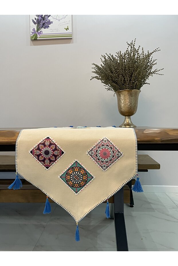 - Ethnic Pattern Runner Hh045 Blue