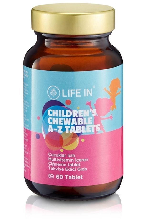 Çiğnenebilir Çocuk Multivitamin Tablet A-z 60 Adet - 1