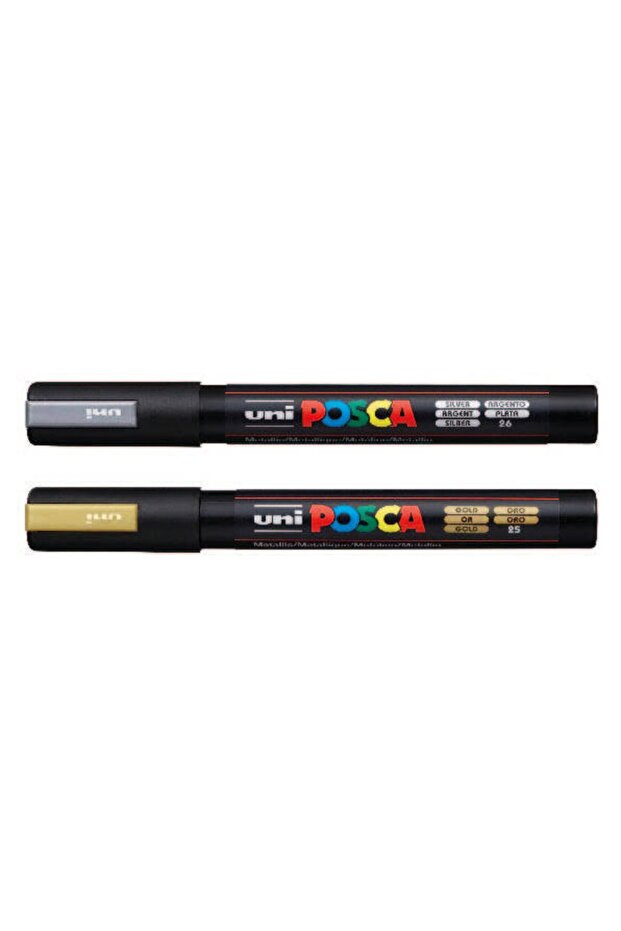 5m Metallic Set of 2 Markers