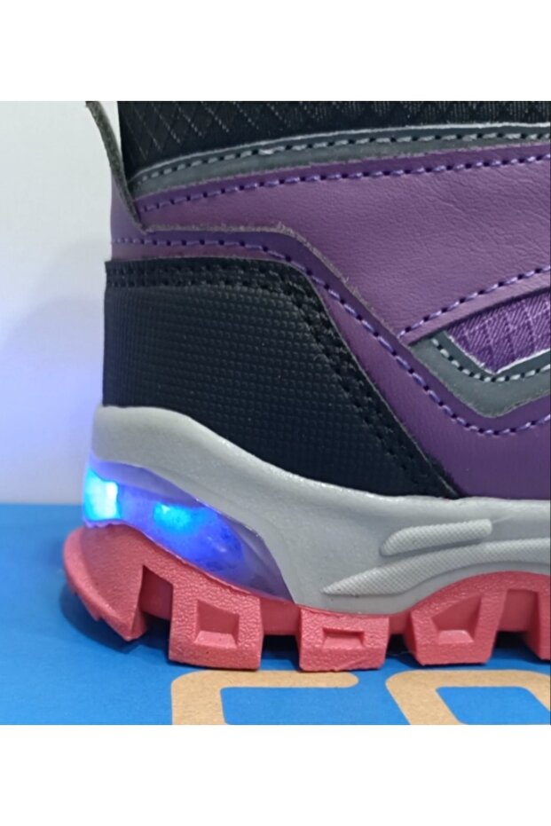 Softshell Su Itici Işıklı Kaymaz Tabanlı Kız Çocuk Bot - 4