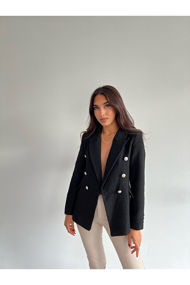 Tüvit Blazer Ceket - 1