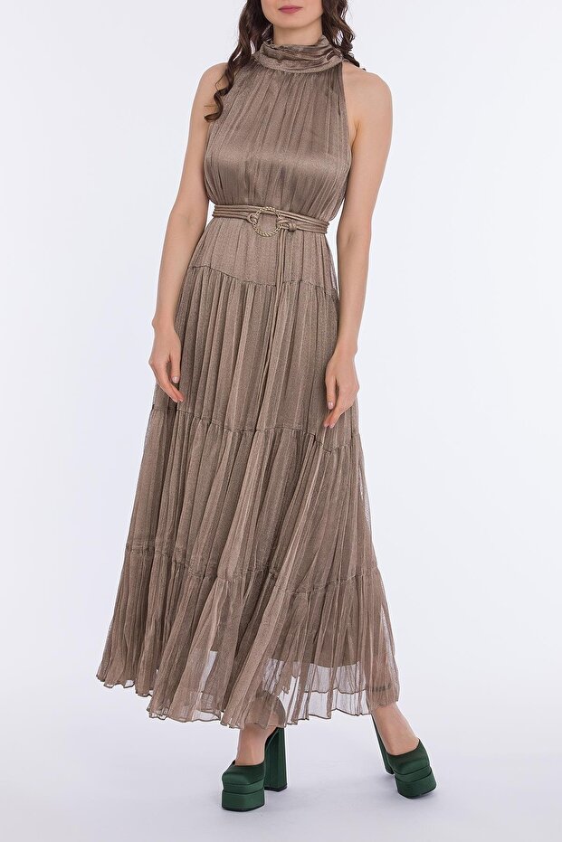 Crush Piliseli Elbise - 1