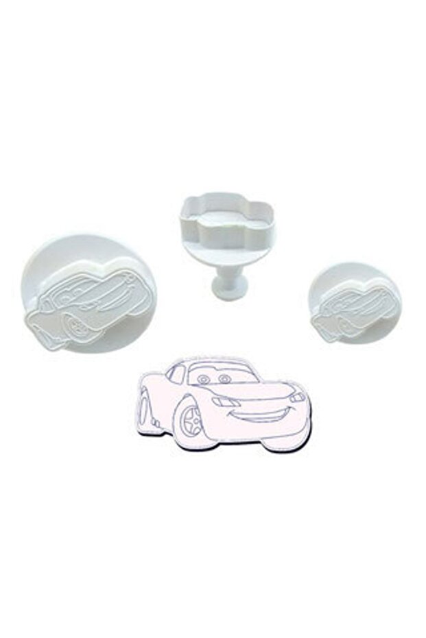 Lightning Mcqueen 3-Piece Large Size Press (with injector) Kopat