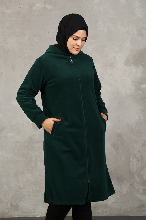 Medium Size Fleece Tunic Cap Hijab Long Winter