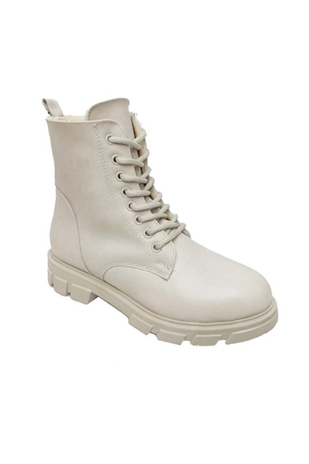 40-22 Deri Postal Kar Kış Kadın Bot - 1