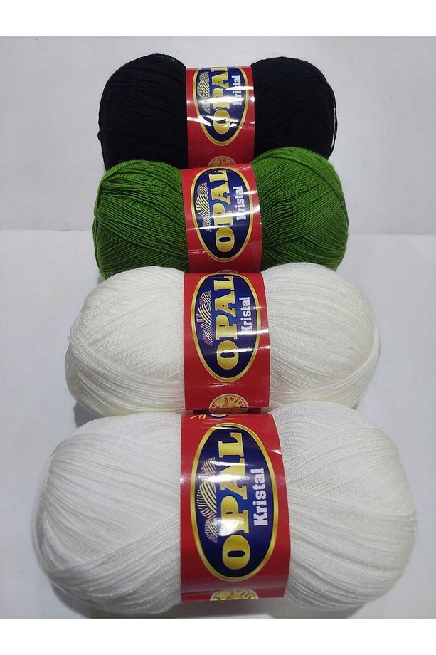 Lif Ipi 4 Adet Beyaz,yeşil Siyah 100 Gr 475 Mt Tığ No 4 Veya 5 Dir - 1