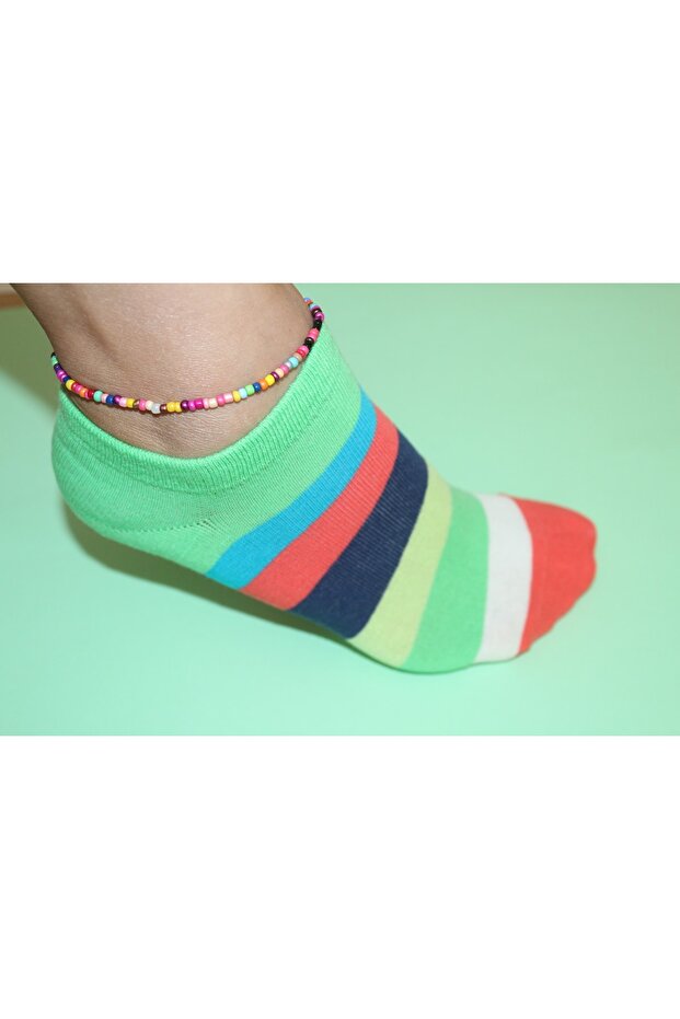 Four Seamless-bootie Socks - 6