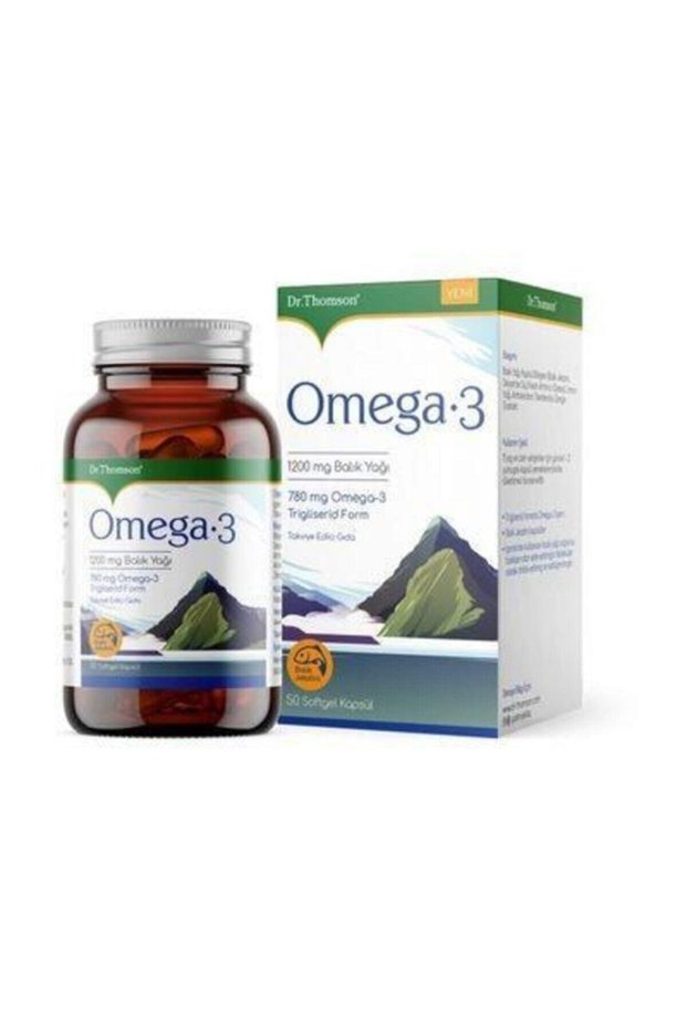 50 Capsules Omega-3 1200 Mg Fish Oil