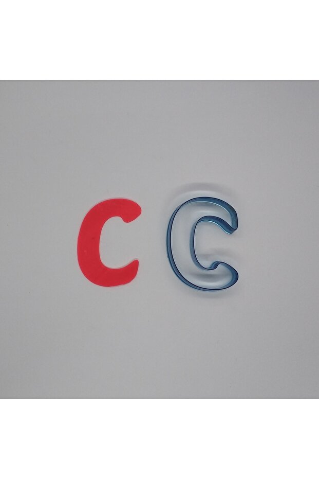 Letter C Polycarbonate Kopat Cookie Mold