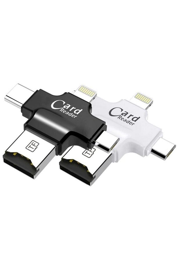 Fxn-05 Ios Apple Android Type-c Lightning Usb-a Microsd Tf Kart Okuyucu - 1