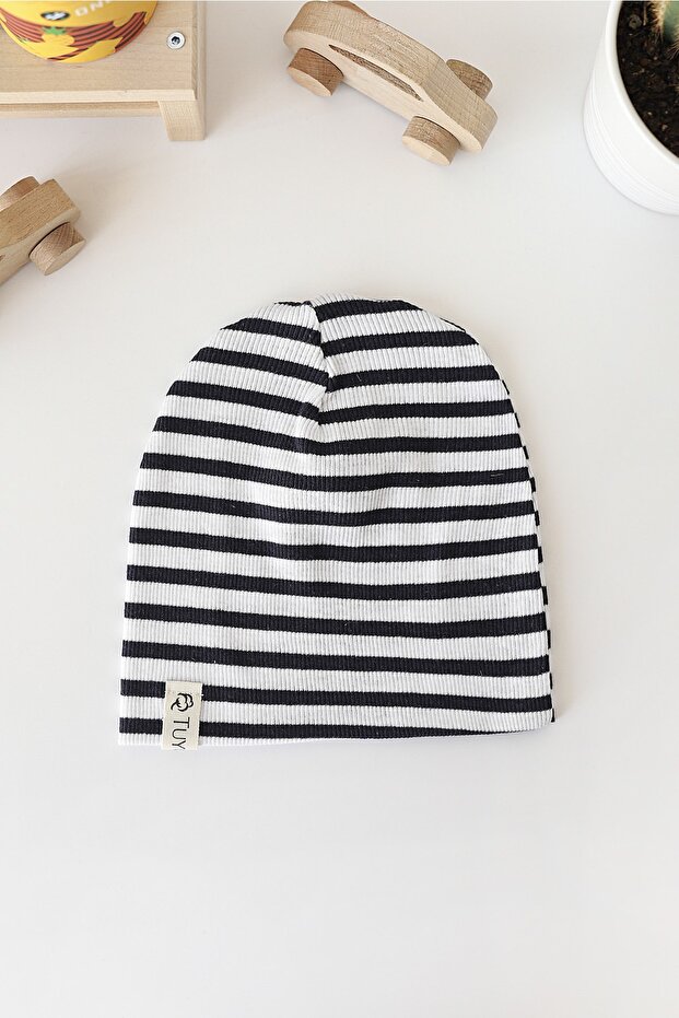 Striped Rib Beanie