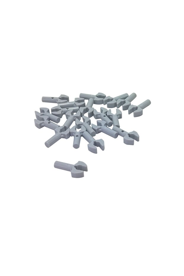 Original Moc Custom Accessory Bar 1l Mechanical Claw Mechanical Hand Light Gray 6 Pieces to Send