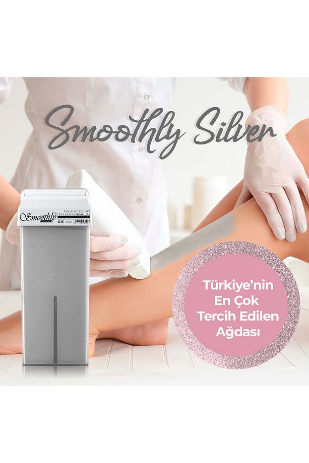 Roll-on Kartuş Sir Ağda Özel Seri 6lı Set Silver 600ml Tüm Vücut Ağda - 3