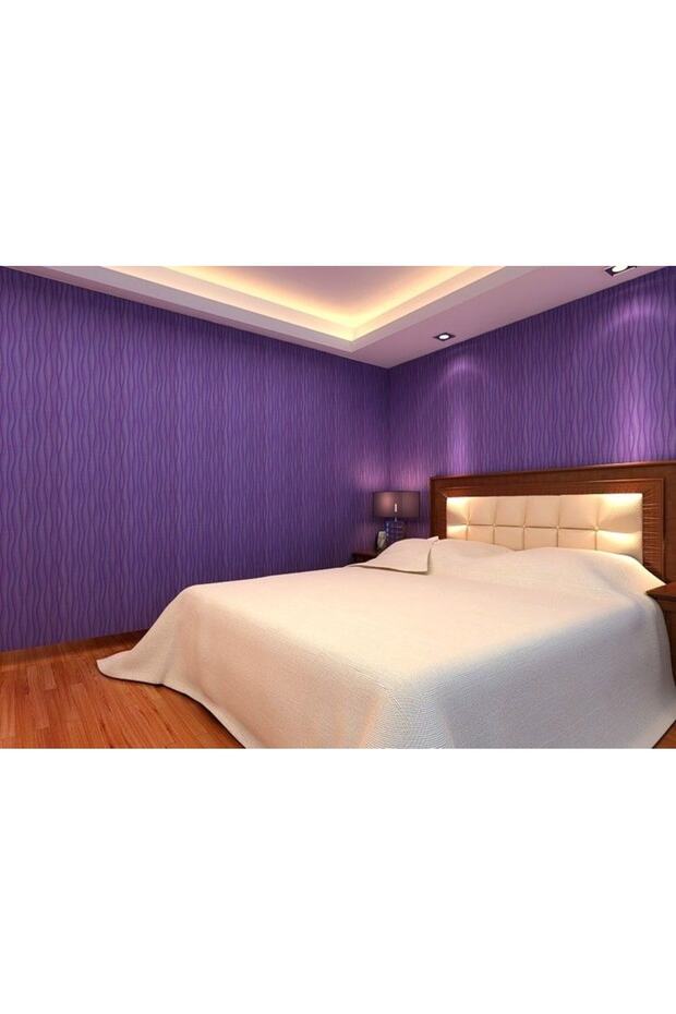 Hip Fun Mor Dalgalı Çizgi Duvar Kağıdı Hp20500 - 2