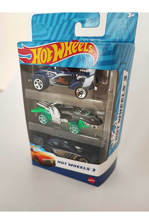 Hot Wheels 3'lü Araba Seti K5904 - 7