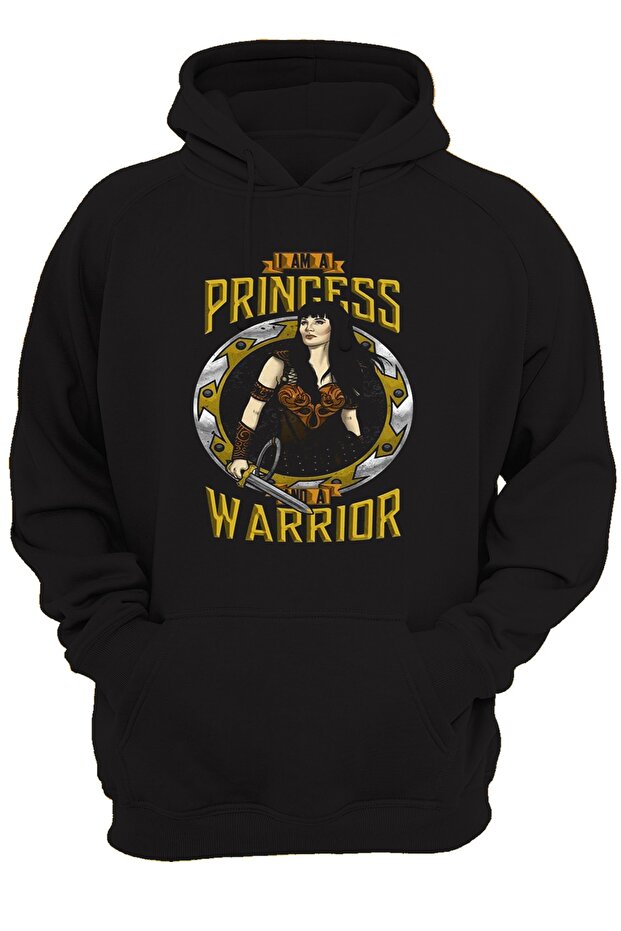 Xena Pre-Printed, 100% Cotton, 3 Thread. Very Thick Hoodie with Fleece Lining