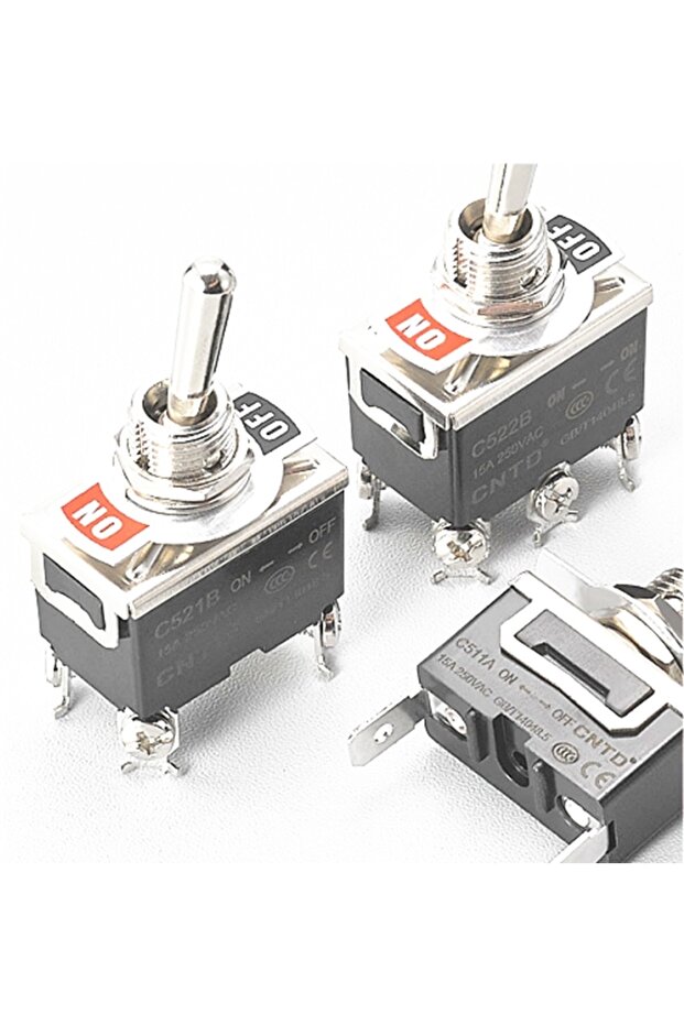 مفتاح تبديل C511b - 2 جهاز استقبال، مفتاح تبديل 15 أمبير 250 فولت - 4