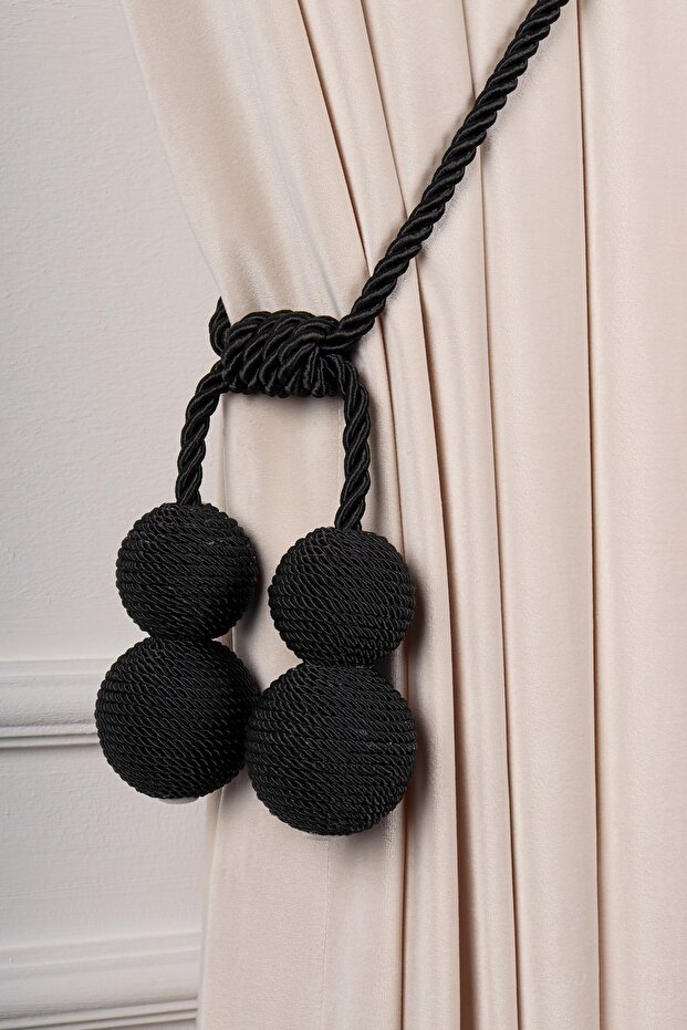 Siyah Renk Kuruvaze Braçol Set - 2