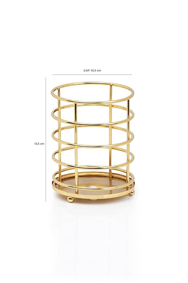 1St Quality Gold Swing Metal Spoon Holder 12,5X10 cm