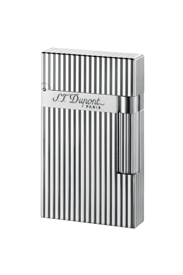 Briquet Lignes Verticales Argent Puro Çakmağı 16817 - 1