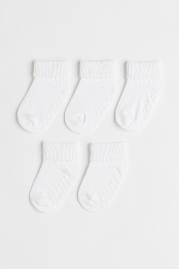 5 Pack Organic Cotton Non-Slip Children/Baby Socks Special Boxed