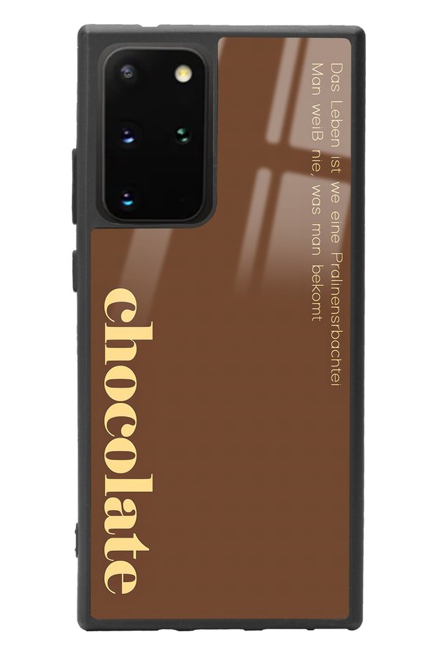 Samsung S20 Plus Choclate Design Glossy Phone Case