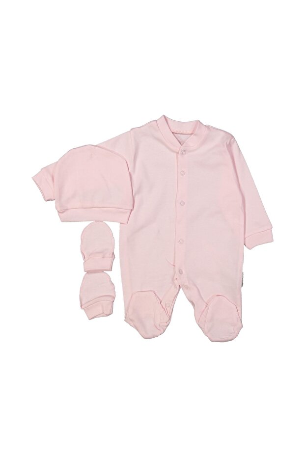 Şapkalı Eldivenli Tulum - 1