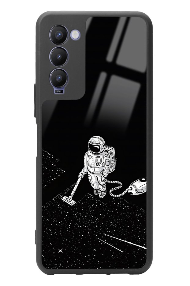 Tecno Camon 18 Astronaut Tatiana Design Glossy Phone Case
