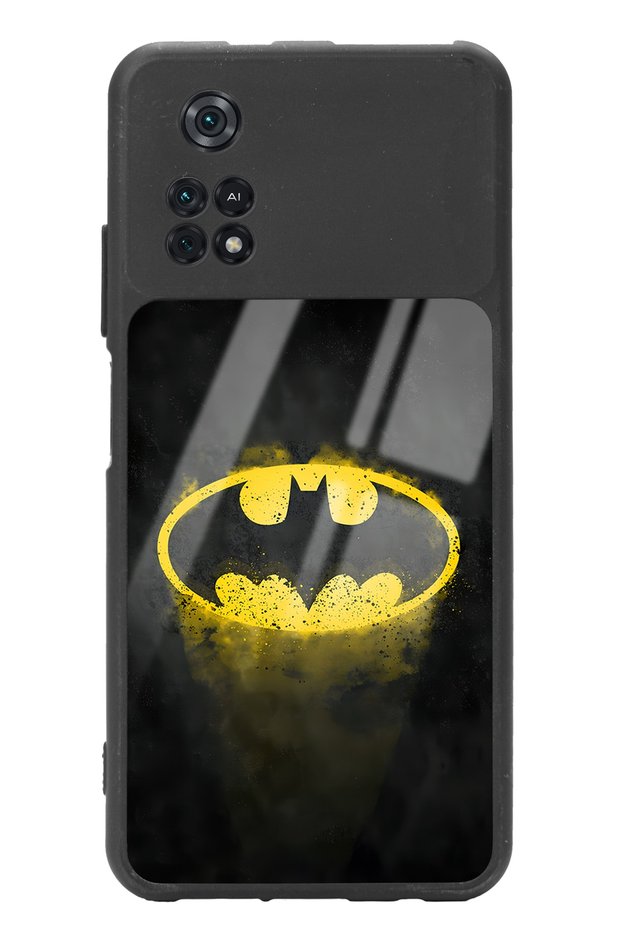 Poco M4 Pro Yellow Batman Design Glossy Phone Case