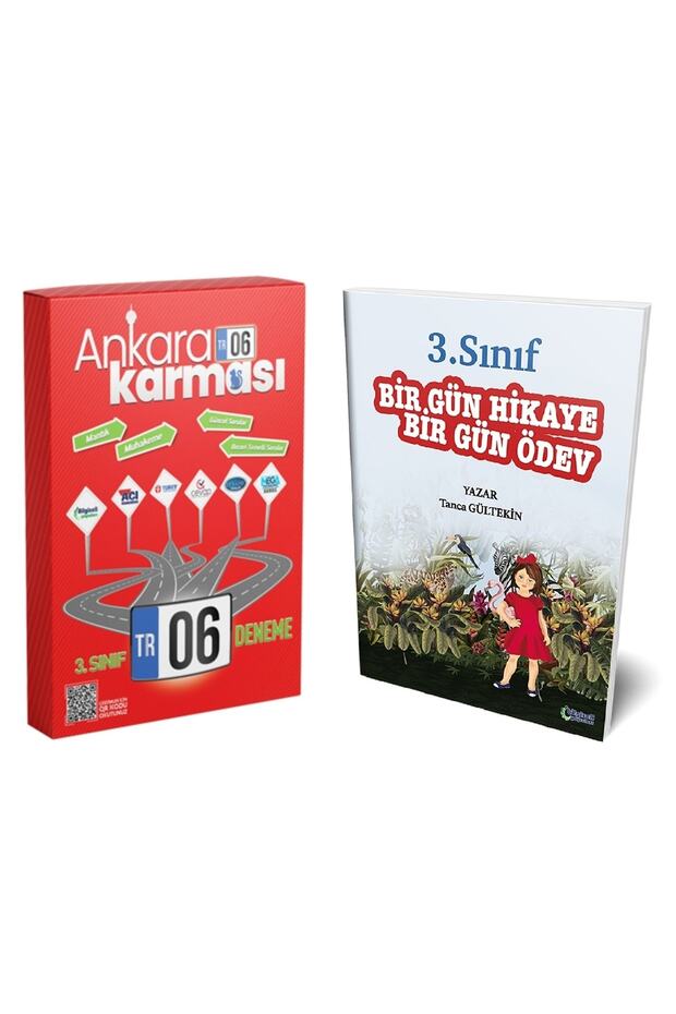3.sınıf Ankara Karması 6'lı Paket Deneme + Birgün Hikaye Birgün Ödev - 1