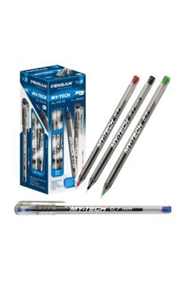 My-tech Tükenmez Kalem 3 Renkli 60lı Set - 2