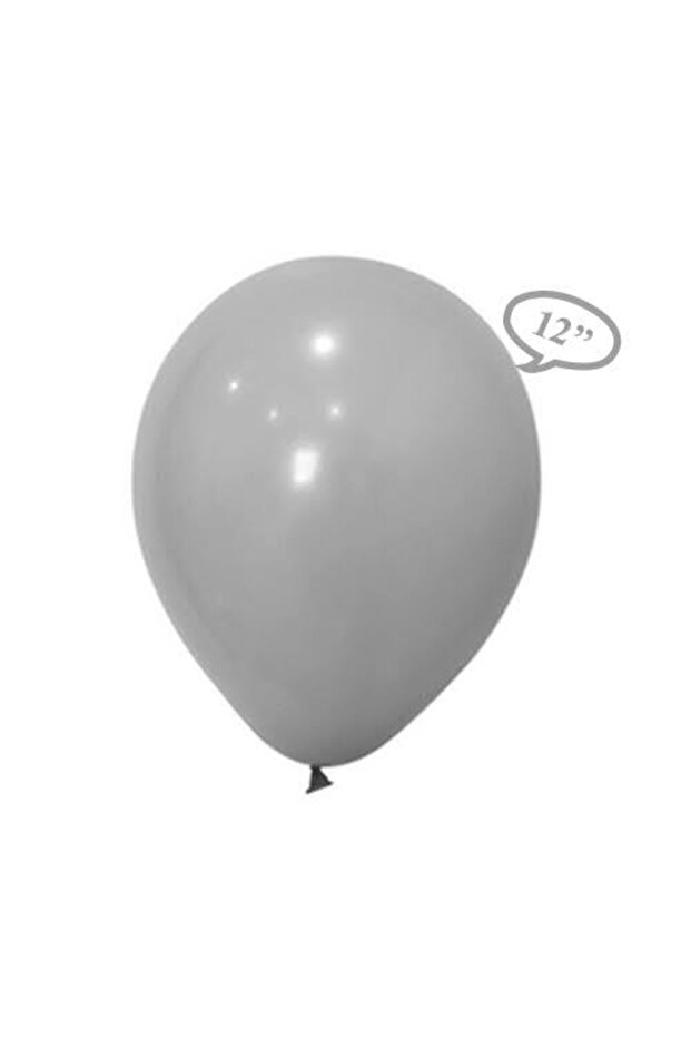 Gray Balloon 10 Pieces (12 Inch)