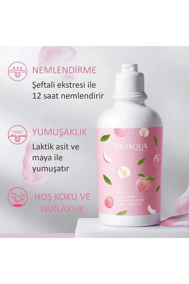 Şeftali Ve Lactococcus Mayalı Vücut Peelingi Ve Losyon Seti 2 Parça - 5