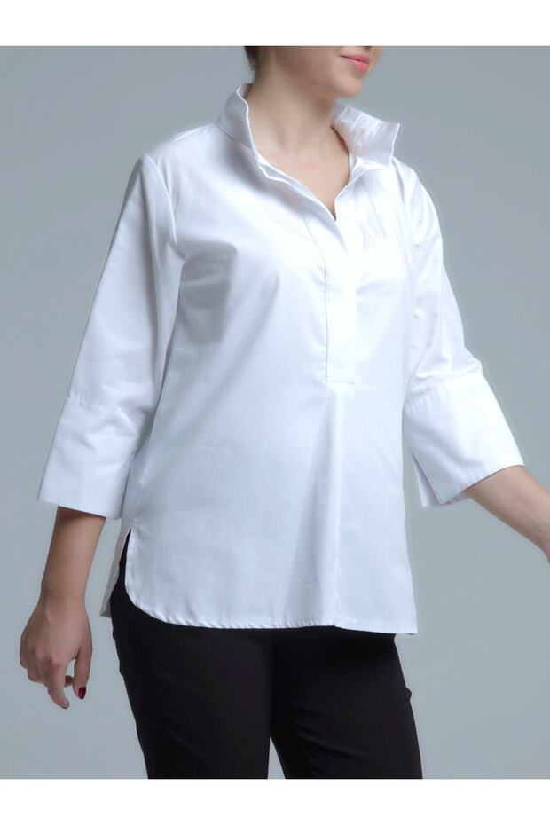Kadın Gömlek Beyaz - 2